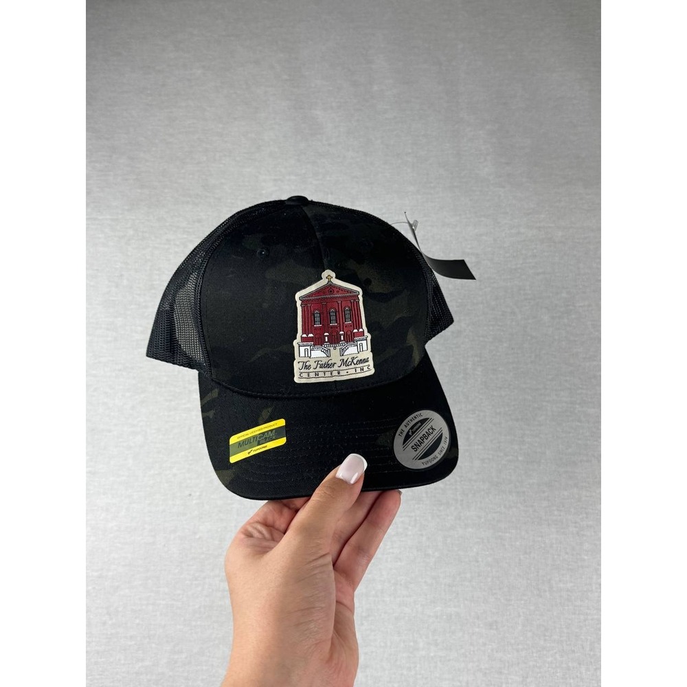 Yupoong The Classics Multicam Black Trucker Hat Father McKenna Center Snapback‎